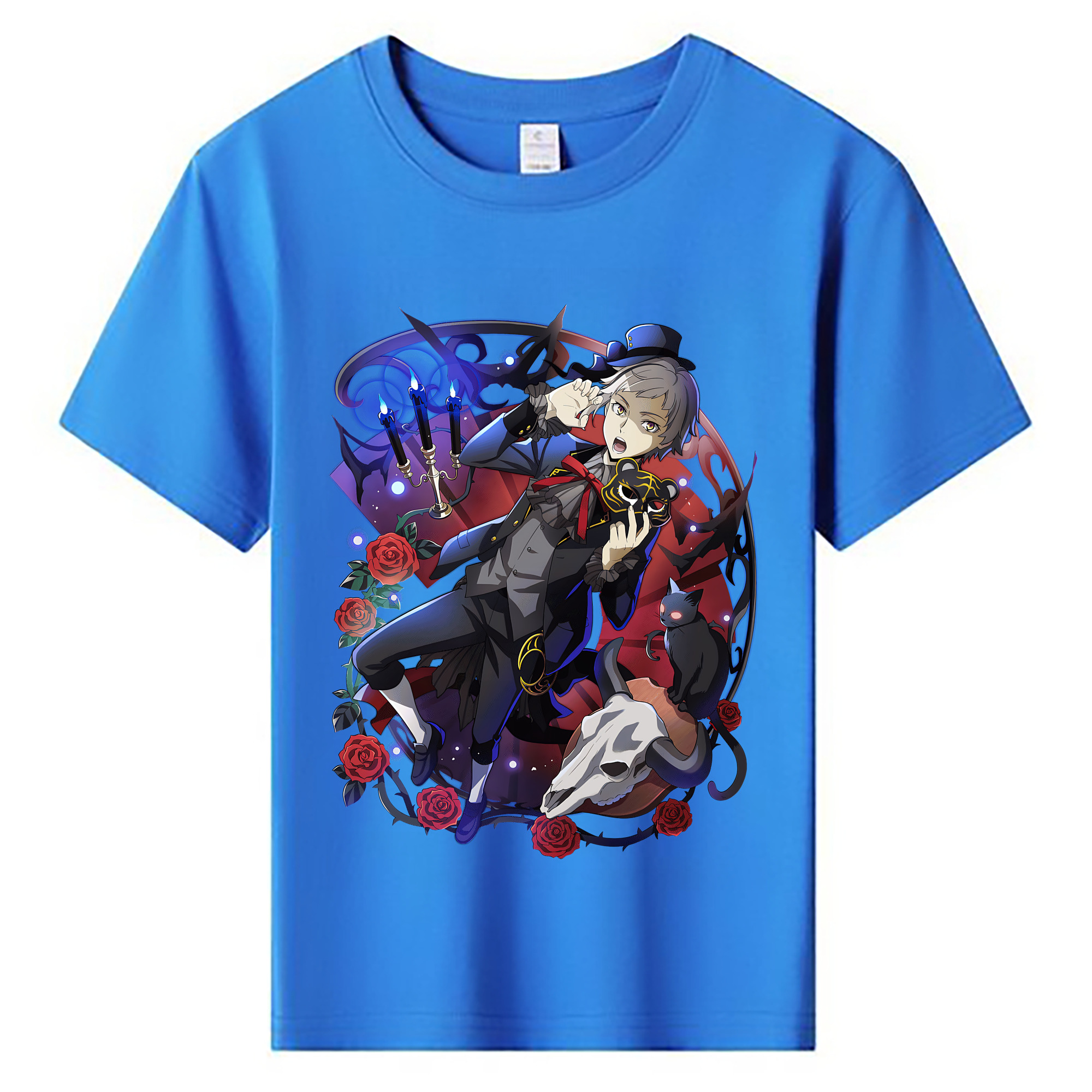 （画像用） 文豪ストレイドッグス Bungo Stray Dogs 綿100％キッズTシャツ（フロントプリント）